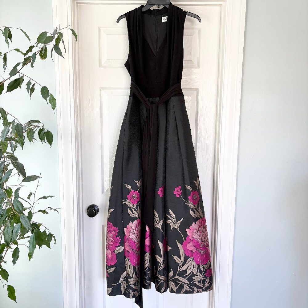 Eliza J. floral jacquard ball gown, 12